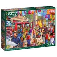 Falcon 1000pc Open Day At Fire Station Jigsaw Puzzle