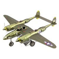Metal Earth Iconx P-38 Lightning