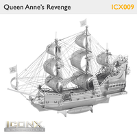 Metal Earth Queen Annes Revenge etched metal kit