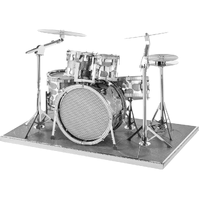 Metal Earth Drum Set Metal Puzzle Kit