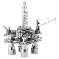 Metal Earth Gift Box - Offshore Oil Rig & Tanker