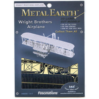 Metal Earth Wright Brothers Plane Metal Puzzle Kit