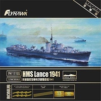 Flyhawk 1/700 HMS Lance 1941 Full Hull(Deluxe Edition) FH1115S Plastic Model Kit
