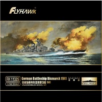 Flyhawk 1/700 German Battle ship Bismarck 1941(Deluxe Edition) FH1132S Plastic Model Kit