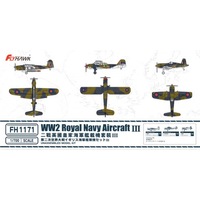 FlyHawk 1/700 WWII Royal Navy Aircraft III Plastic Model Kit FH1171