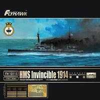 Flyhawk 1/700 HMS Invincible 1914(deluxe edition) FH1311S Plastic Model Kit