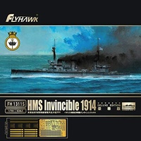 Flyhawk 1/700 HMS Invincible 1914(deluxe edition) FH1311S Plastic Model Kit