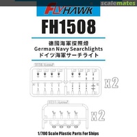 Flyhawk 1/700 German Navy Searchlights FH1508 Plastic Model Kit