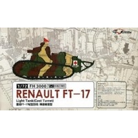 Flyhawk 1/72 Renault FT-17 Light Tank(Cast Turret)