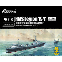 Flyhawk 1/700 HMS Legion 1941 (Deluxe Edition)