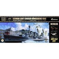 Flyhawk 1/700 German Light Cruiser Konigsberg 1940 (Deluxe Edition)