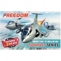 Freedom Models 162702 Egg F104/TF104/RF104 (Includes 3 Kits) Plastic Model Kit