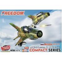Freedom Models 162715 Egg MIG-21 SMF/BIS & MIG-21UM Russia AF (Includes 2 Kits) Plastic Model Kit