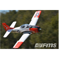 FMS T-28D Trojan V4 1400mm Red PNP