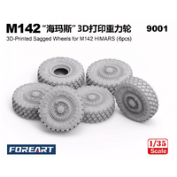 ForeArt 1/35 3D-Printed Sagged Wheels for M142 HIMARS
