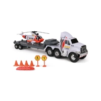 Mighty Fleet Titans Flatbed Truck with Helicopter