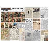 Firestorm 1/16 German and Japanese Newspapers, Letters, Postcards and Passports