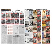 Firestorm 1/16 Allied magazines and Newspapers WW2