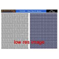 Firestorm 1/35 Floor Tiles - 2 Modern Types Paper Detail