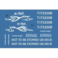 Firestorm 1/35 Australian Churchill Trial Tank "Stork" Decals