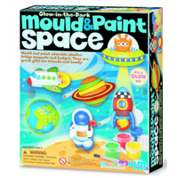 4M Mould & Paint Space Glow In The Dark Kit