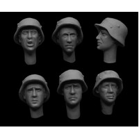Firestorm 1/35 German WW2 Helmet Heads