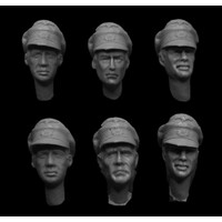 Firestorm 1/35 Wehrmacht Crushed Officer cap heads