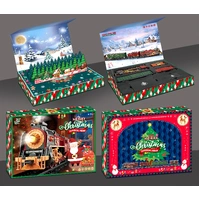 Fenming 1/76 OO Christmas Steam Train Diorama Gift Set with Lights & Steam