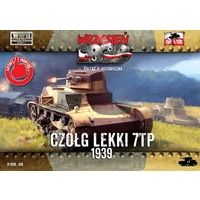 First To Fight 1/72 7TP LIGHT TANK - single turret Plastic Model Kit [026]