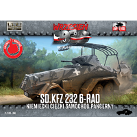 First To Fight 1/72 Sd.Kfz 232 6-RAD - German Heavy Armoured car Plastic Model Kit [068]