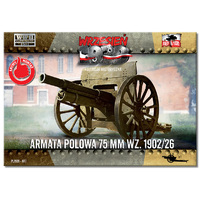 First to Fight 1/72 75mm gun wz/1902/26 Plastic Model Kit [077]