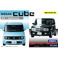 Fujimi 1/24 Nissan Cube EX/Adjuctive w/Window Frame Masking Seal (ID-66) Plastic Model Kit [03937]