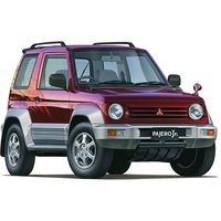 Fujimi 1/24 Mitsubishi Pajero Jr ZR-II w/Window Frame Masking (ID-116) Plastic Model Kit