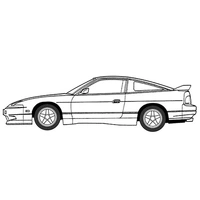 Fujimi 1/24 Nissan 180SX (RPS13) Late Type [Tohge-4] Plastic Model Kit