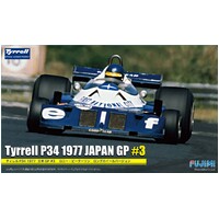 Fujimi 1/20 Tyrrell P34 1977 JAPAN GP Long Chassis #3 Ronnie Peterson (GP-34) Plastic Model Kit 09090