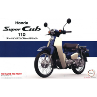 Fujimi 1/12 Honda Super Cub110 (Urbane Denim Blue Metallic) (B-NX-No1) Plastic Model Kit 14179