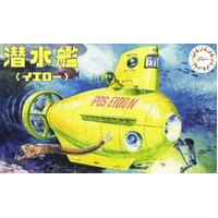 Fujimi 1/36 Machine Edition Submarine (Yellow) (FI No.61) Plastic Model Kit 17080