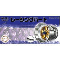 Fujimi 1/24 Racing Haert 15inch [Wheel-01] For Plastic Model Kit