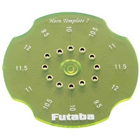 Futaba SX Servo Horn Drill Template 2(9.5mm-12mm) [FUTSXHT2912]