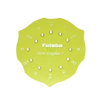 Futaba SX Servo Horn Drill Template 3(15.5mm-21mm) [FUTSXHT31521]