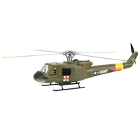 Flywing UH1 3D GPS 10Ch RC Helicopter - Four Blades Green RTF