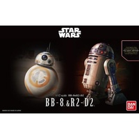 Bandai Star Wars 1/12 BB-8 & R2-D2 Plastic Model Kit