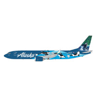 Gemini Jets 1/200 Alaska Airlines B737 MAX 9 N932AK "West Coast Wonders" (orcas) Diecast Aircraft