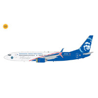 Gemini Jets 1/200 Alaska Airlines B737-800S N570AS "Honoring Those Who Serve" Diecast Aircraft