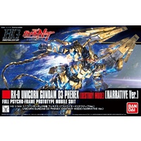 Bandai Gundam HGUC 1/144 Unicorn Gundam 03 Phenex Destroy Mode Gunpla Plastic Model Kit