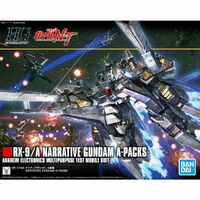Bandai Gundam HGUC 1/144 RX-9/A Narrative Gundam A-Packs Gunpla Model Kit