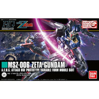 Bandai Gundam HGUC 1/144 MSZ-006 Zeta Gundam Gunpla Plastic Model Kit