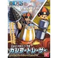 Bandai One Piece Chopper Robo Super 4 Kung Fu Tracer Plastic Model Kit
