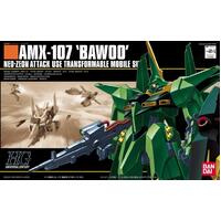 Bandai Gundam HGUC 1/144 AMX-107 Bawoo Production Type (Green) Gunpla Model Kit