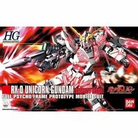 Bandai Gundam HGUC 1/144 RX-0 Unicorn Gundam (Destroy Mode) Gunpla Plastic Model Kit
